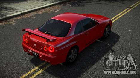 Nissan Skyline R34 Cusvar para GTA 4