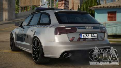 Audi RS6 PDSA para GTA San Andreas