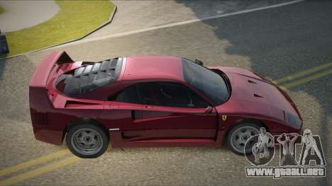Ferrari F40 87th para GTA San Andreas
