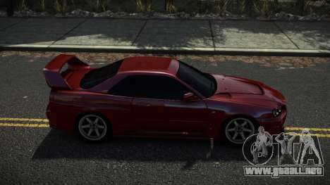 Nissan Skyline R34 Velbushe para GTA 4
