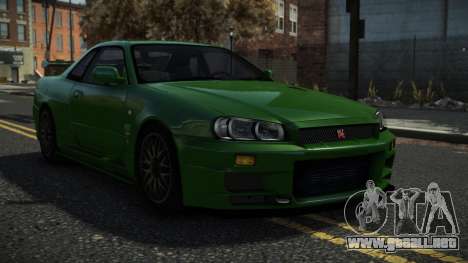 Nissan Skyline R34 Demuno para GTA 4