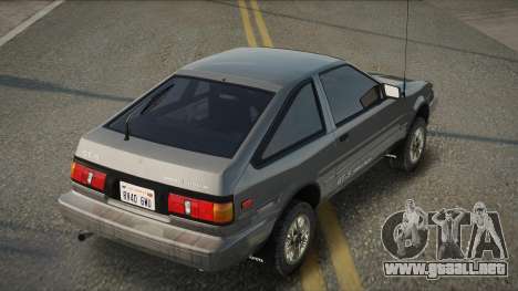 Toyota AE86 Zekbo para GTA San Andreas
