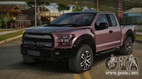 Ford Raptor F-150 17th para GTA San Andreas