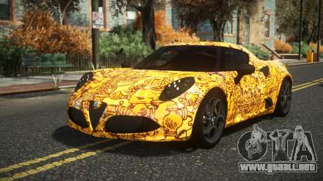 Alfa Romeo 4C Nukeem S3 para GTA 4