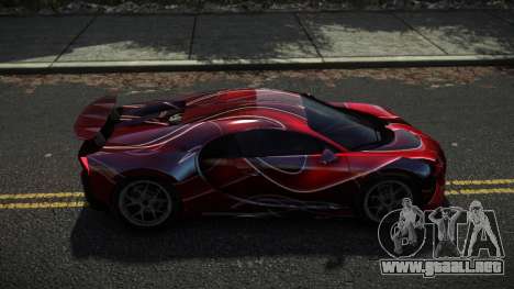 Bugatti Chiron Exalib S14 para GTA 4