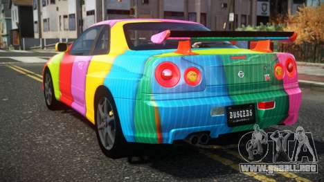 Nissan Skyline R34 Cusvar S1 para GTA 4