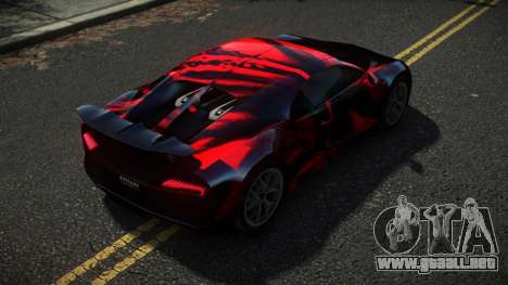 Bugatti Chiron Exalib S11 para GTA 4