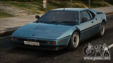 Bmw M1 Stock para GTA San Andreas