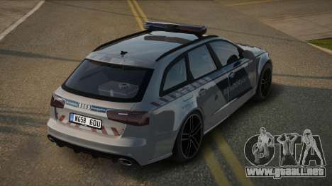 Audi RS6 PDSA para GTA San Andreas