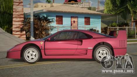 Ferrari F40 87th para GTA San Andreas