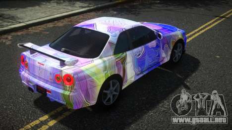Nissan Skyline R34 Drujo S11 para GTA 4
