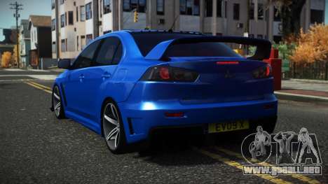 Mitsubishi Lancer Evo X Bolis para GTA 4