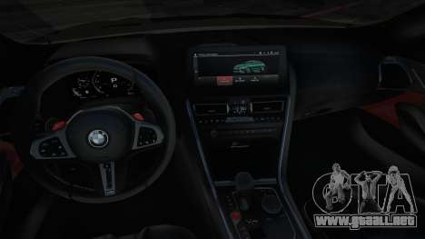 BMW M8 Competition Gran Coupe Black para GTA San Andreas