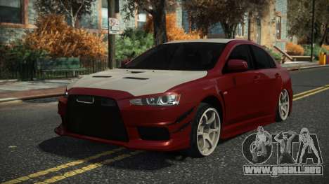 Mitsubishi Lancer Evolution X Volch para GTA 4