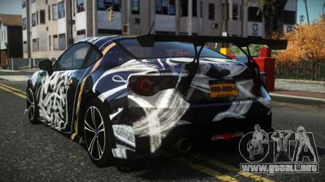 Subaru BRZ Vaklez S8 para GTA 4