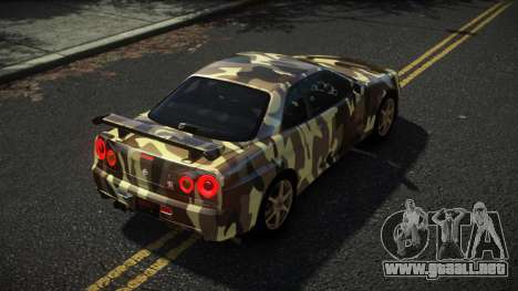 Nissan Skyline R34 Nazuxy S9 para GTA 4