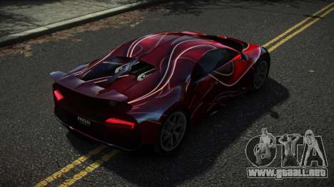 Bugatti Chiron Exalib S14 para GTA 4