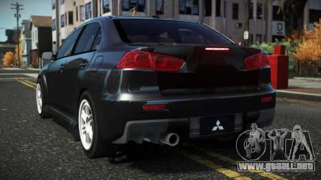 Mitsubishi Lancer Evo X Defax para GTA 4