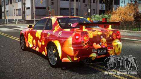 Nissan Skyline R34 Cusvar S3 para GTA 4