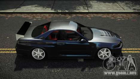 Nissan Skyline R34 Naqlo para GTA 4