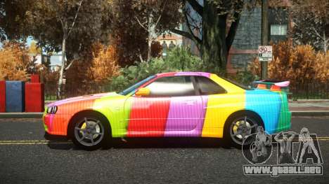Nissan Skyline R34 Cusvar S1 para GTA 4