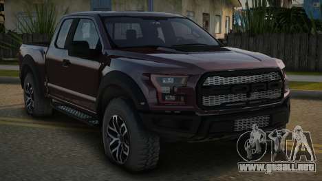 Ford Raptor F-150 17th para GTA San Andreas