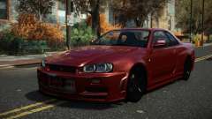 Nissan Skyline R34 Quwhit para GTA 4