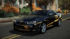 Nissan Skyline R34 Drujo S4 para GTA 4