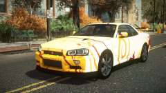 Nissan Skyline R34 Cusvar S11 para GTA 4