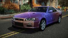 Nissan Skyline R34 Drujo S8 para GTA 4