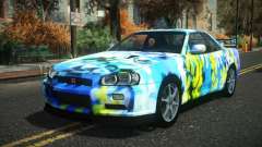 Nissan Skyline R34 Drujo S5 para GTA 4