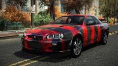 Nissan Skyline R34 Cusvar S12 para GTA 4