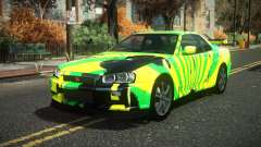 Nissan Skyline R34 Cusvar S13 para GTA 4