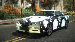 Nissan Skyline R34 Cusvar S7 para GTA 4