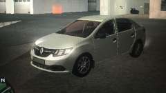 Renault Logan 2016 Silver para GTA San Andreas