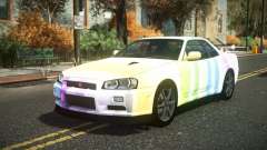 Nissan Skyline R34 Cusvar S4 para GTA 4