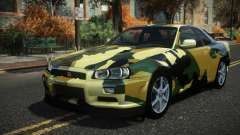 Nissan Skyline R34 Drujo S1 para GTA 4