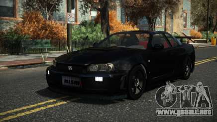 Nissan Skyline R34 Zertuka para GTA 4