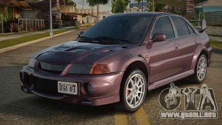 Mitsubishi Lancer Evolution VI 99th para GTA San Andreas