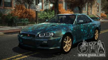 Nissan Skyline R34 Nazuxy S3 para GTA 4