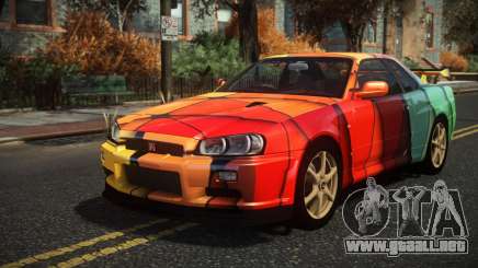 Nissan Skyline R34 Nazuxy S5 para GTA 4