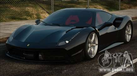 Ferrari 488 GTB Black para GTA San Andreas