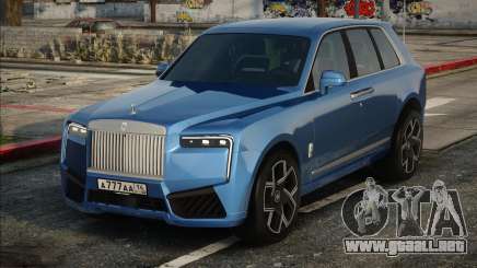 Rolls-Royce Cullinan Blu para GTA San Andreas