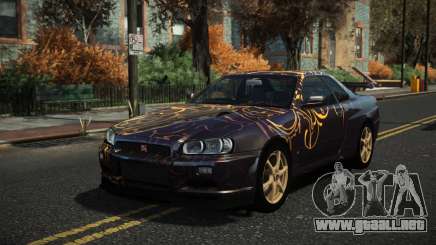 Nissan Skyline R34 Nazuxy S7 para GTA 4