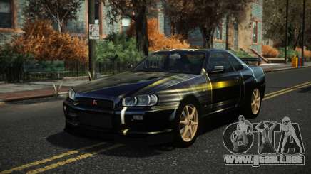 Nissan Skyline R34 Nazuxy S13 para GTA 4
