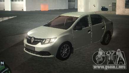 Renault Logan 2016 Silver para GTA San Andreas