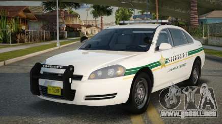 2012 Chevrolet Impala OCSO para GTA San Andreas