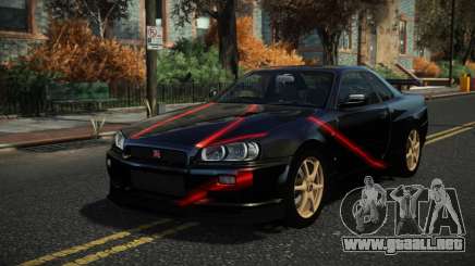 Nissan Skyline R34 Nazuxy S12 para GTA 4