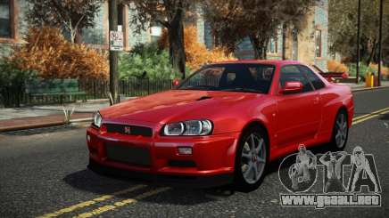 Nissan Skyline R34 Cusvar para GTA 4