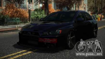 Mitsubishi Lancer Evo X Vashux para GTA 4